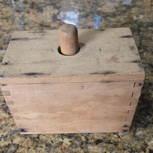 Wooden Box with Handle